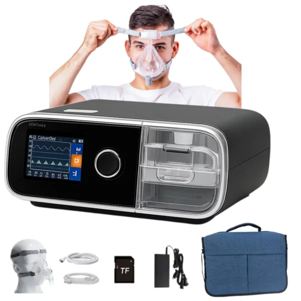 Auto Smart BIPAP Machine Sleep Therapy Device - Sleep Mask