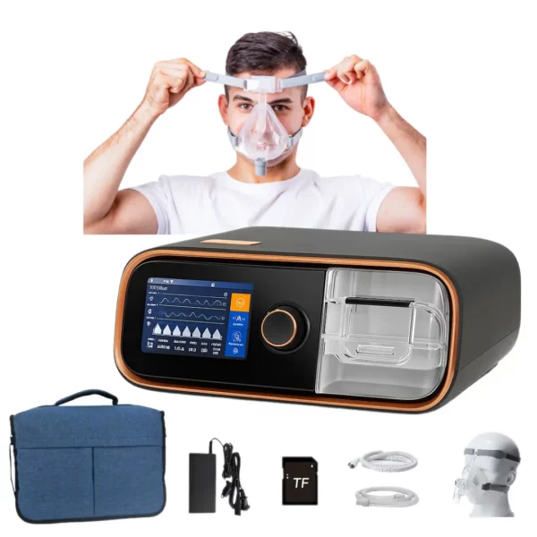 Auto Smart BiPAP Machine with APCV - Sleep Mask