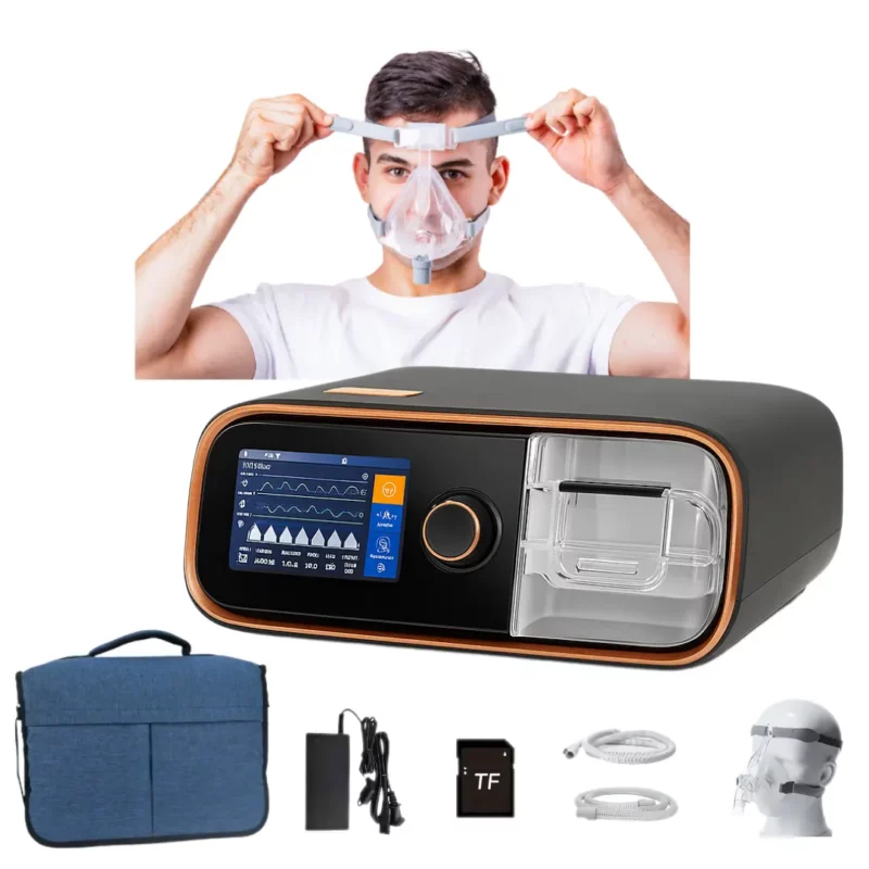 Auto Smart BiPAP Machine with APCV - Sleep Mask
