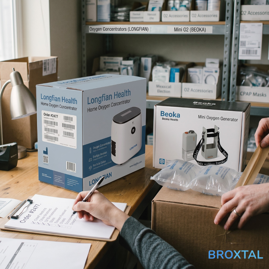 Broxtal customer staying active with oxygen therapy support