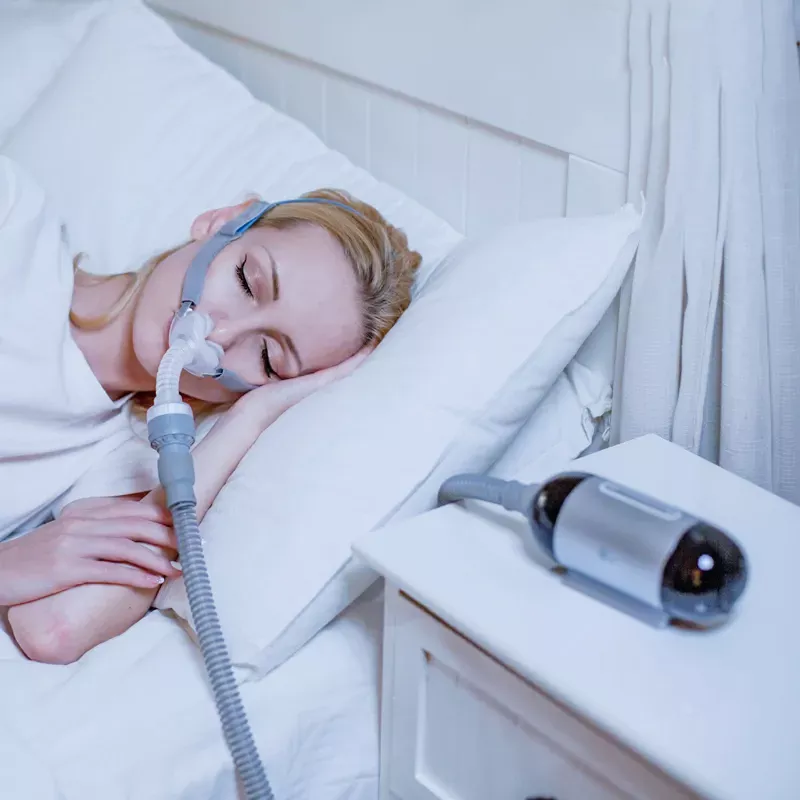 Mini Travel CPAP Machine shown from multiple angles